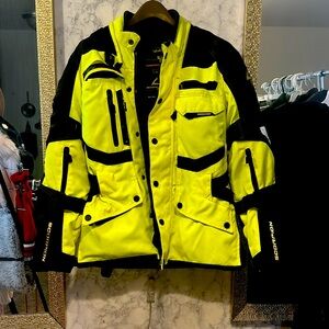 Scorpion Neon And Black Motorcycle Coat Small